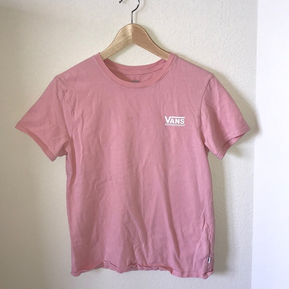 Vans t shirt womens pink Clearance